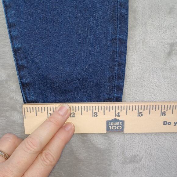 Abercrombie & Fitch Jeans Women's W26/2 Blue Simone High Rise Super Skinny Dark - Picture 11 of 11